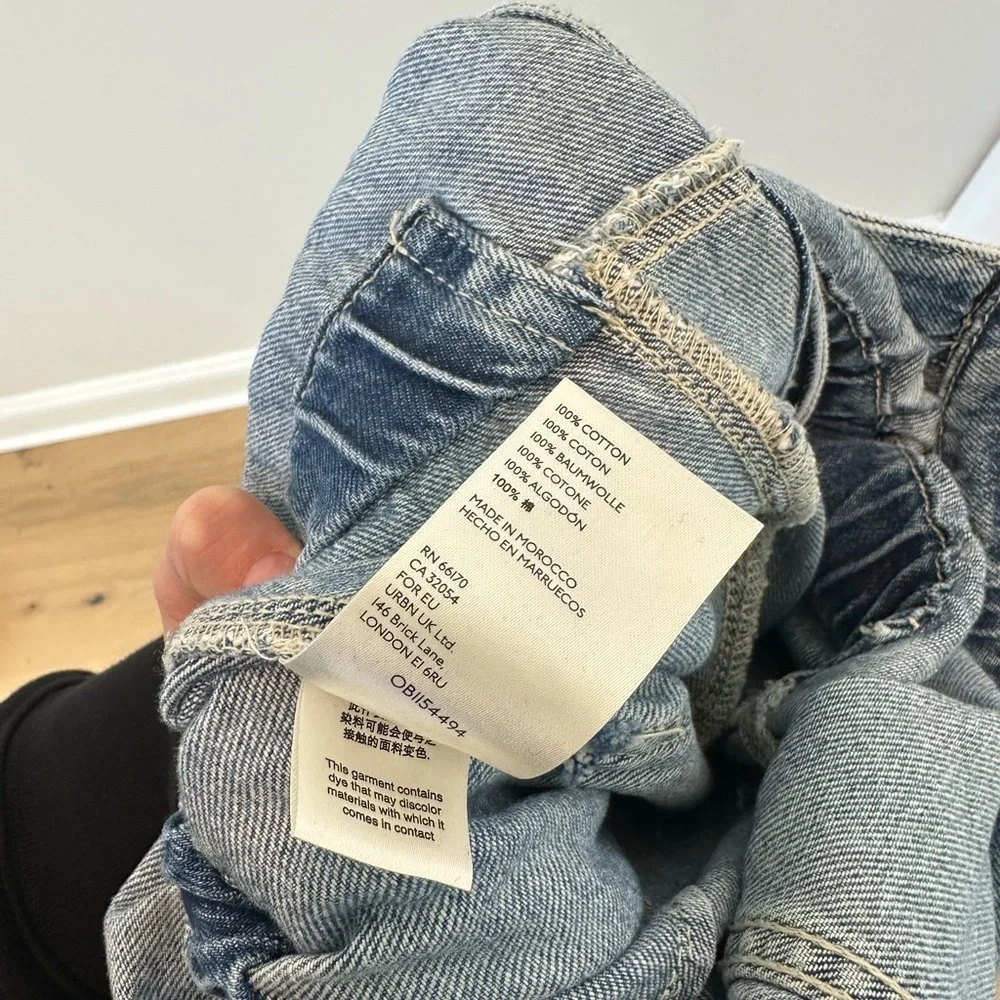 Free People Marci Denim Jumpsuit Coveralls Overalls Blue Jean Size Small - Picture 12 of 13
